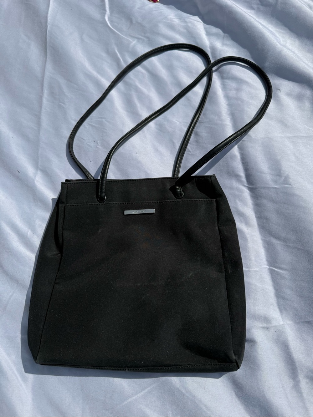 Nine West Black Shoulder Tote Bag